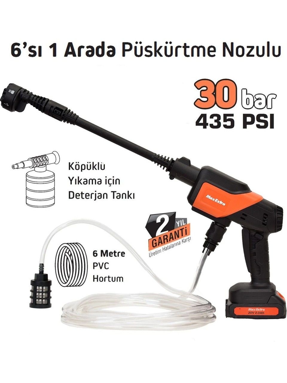 Max Extra Mx5050 Akülü Yıkama Makinesi